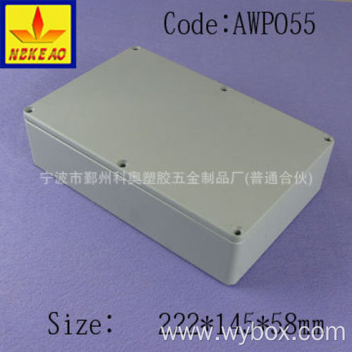 Custom aluminum electronics enclosure aluminum enclosure for electronics aluminium box for pcb AWP055 with size 222*145*58mm